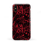 Blood Splatters Apple iPhone XS 3D Tough
