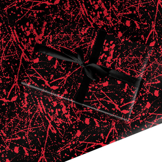 Blood Splatters Custom Wrapping Paper
