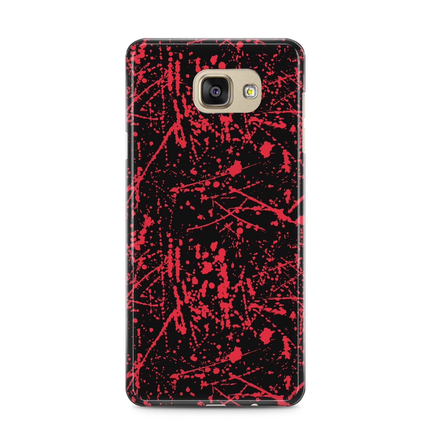 Blood Splatters Samsung Galaxy A5 2016 Case on gold phone