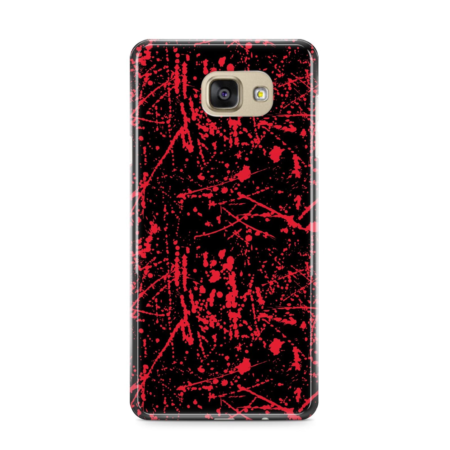 Blood Splatters Samsung Galaxy A9 2016 Case on gold phone