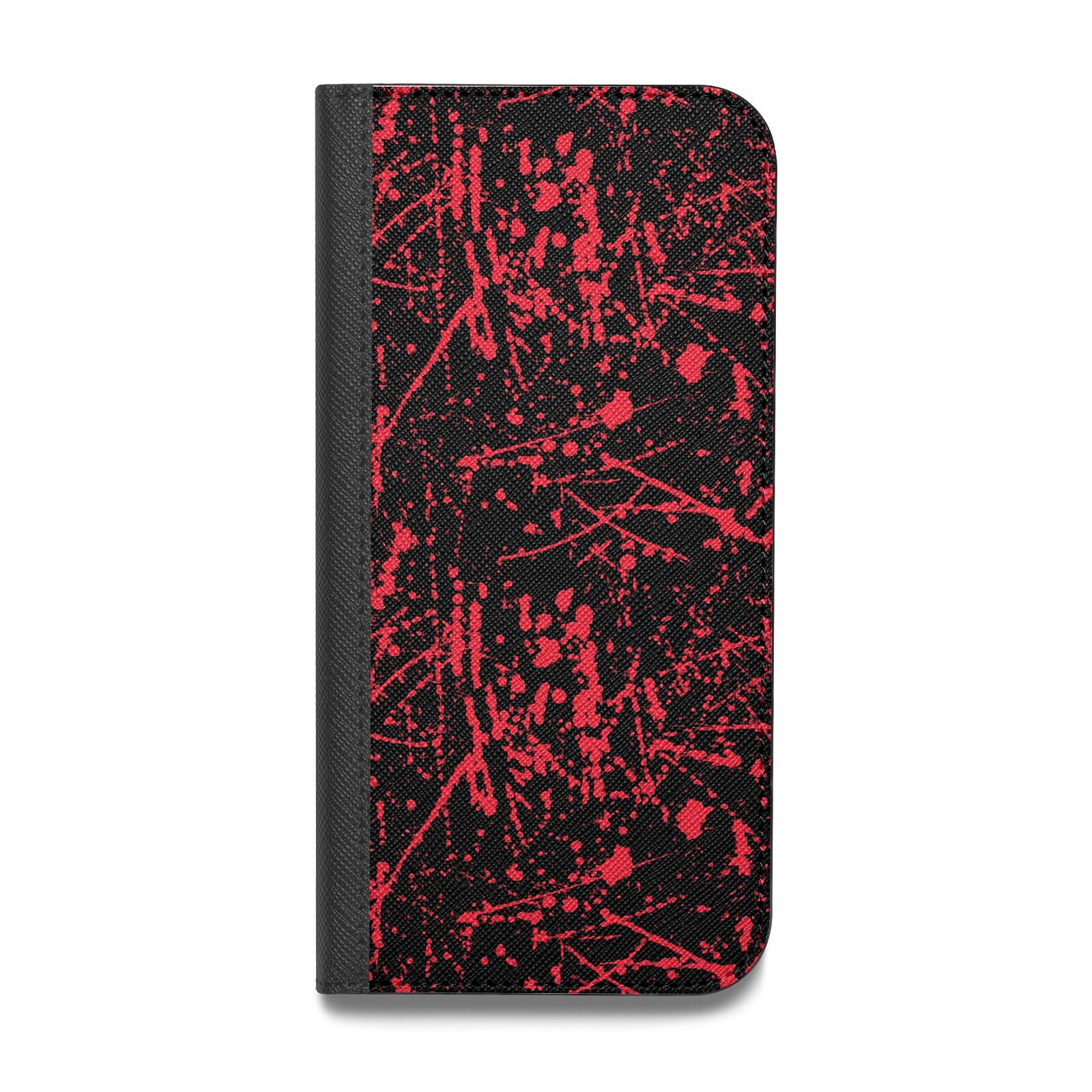 Blood Splatters Vegan Leather Flip Samsung Case