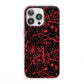 Blood Splatters iPhone 13 Pro Clear Bumper Case