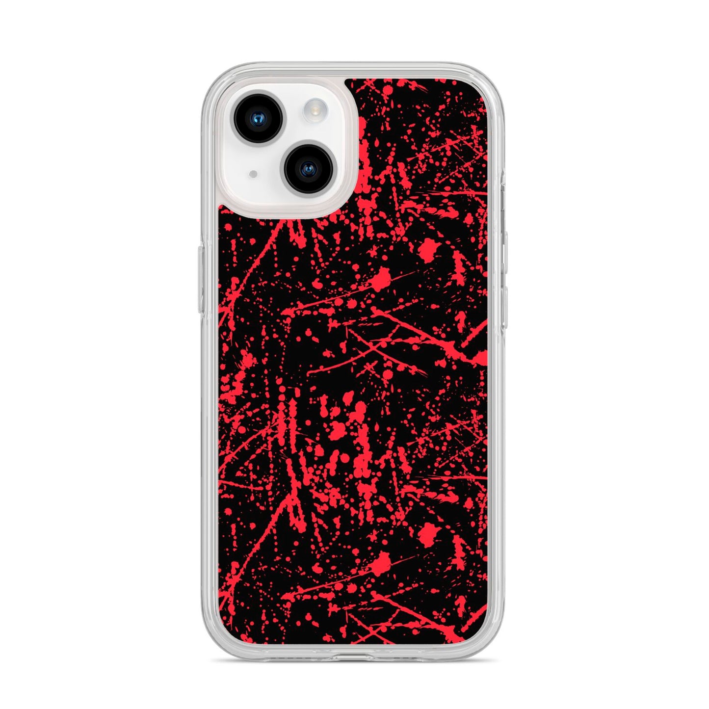 Blood Splatters iPhone 14 Clear Tough Case Starlight