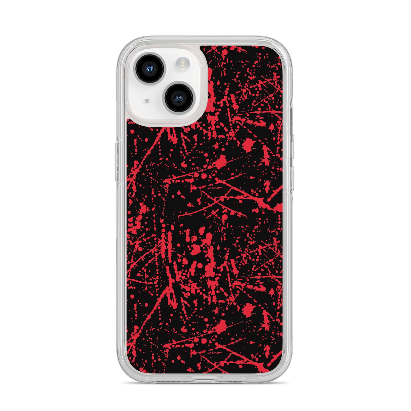 Blood Splatters iPhone 14 Clear Tough Case Starlight