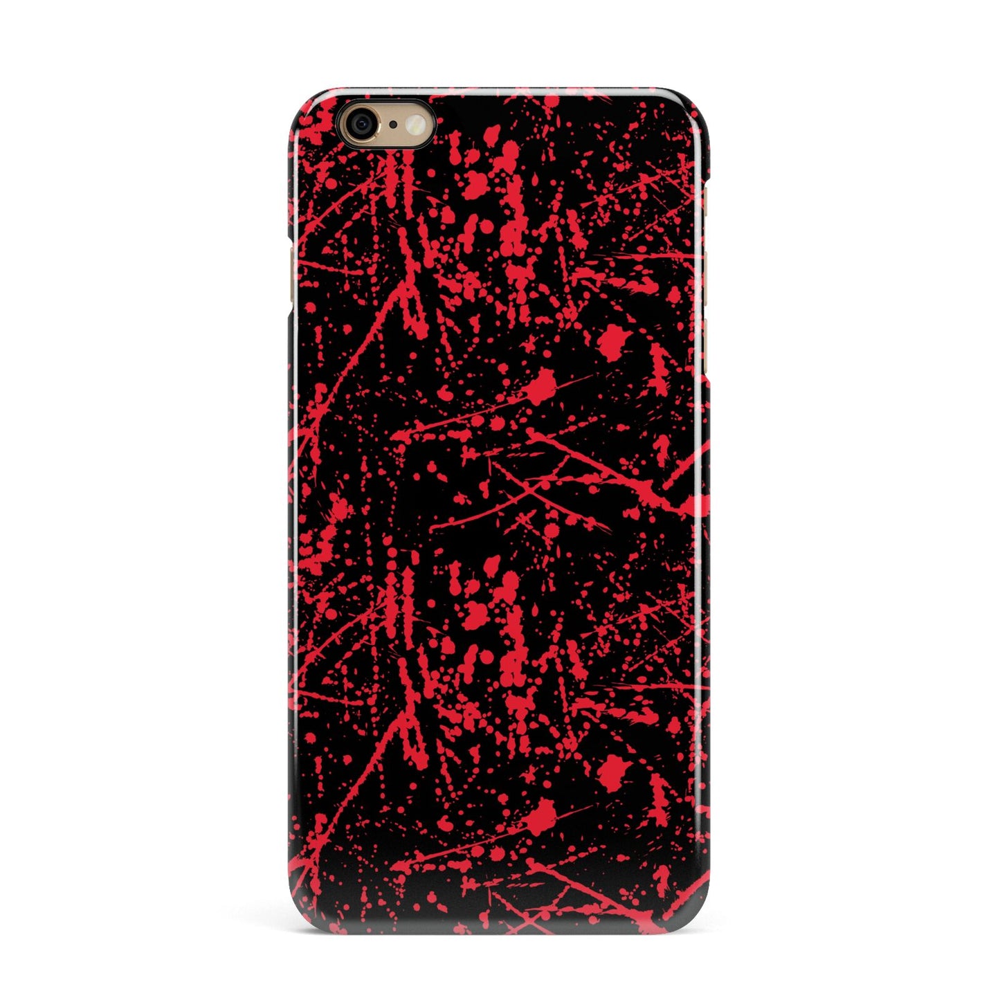 Blood Splatters iPhone 6 Plus 3D Snap Case on Gold Phone
