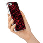 Blood Splatters iPhone 7 Bumper Case on Silver iPhone Alternative Image