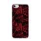 Blood Splatters iPhone 7 Bumper Case on Silver iPhone