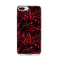 Blood Splatters iPhone 8 Plus Bumper Case on Silver iPhone