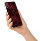 Blood Splatters iPhone X Bumper Case on Silver iPhone Alternative Image 2