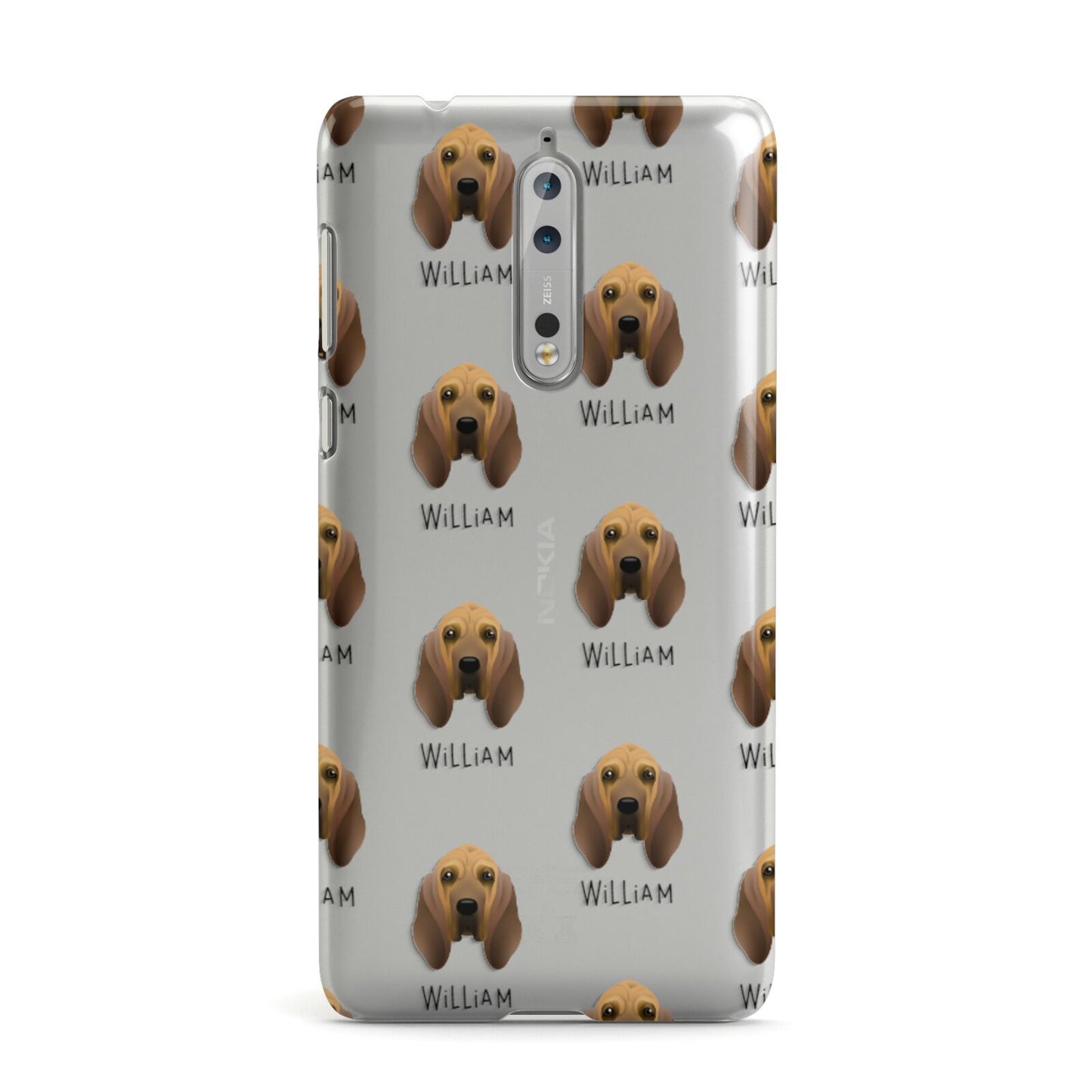 Bloodhound Icon with Name Nokia Case