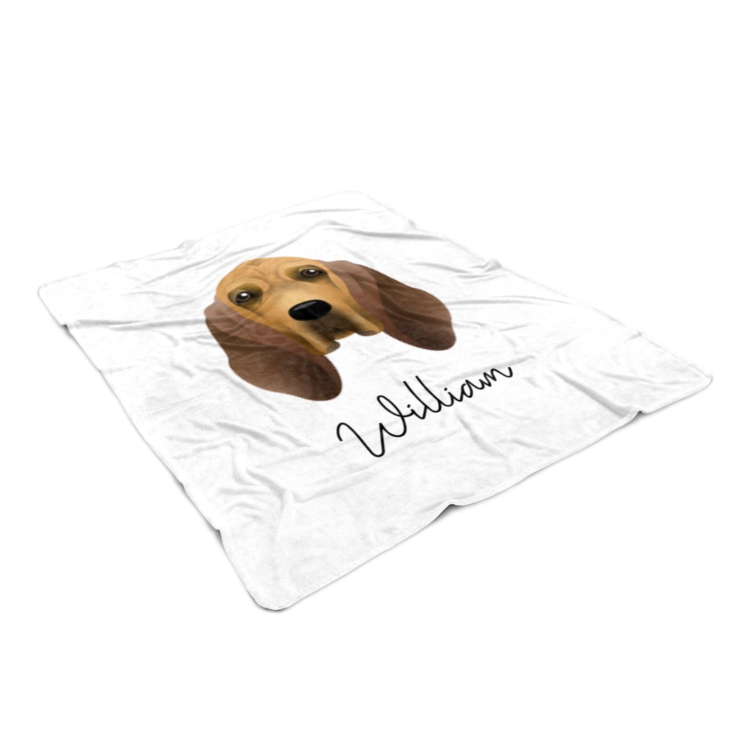 Bloodhound Personalised Medium Fleece Blankets
