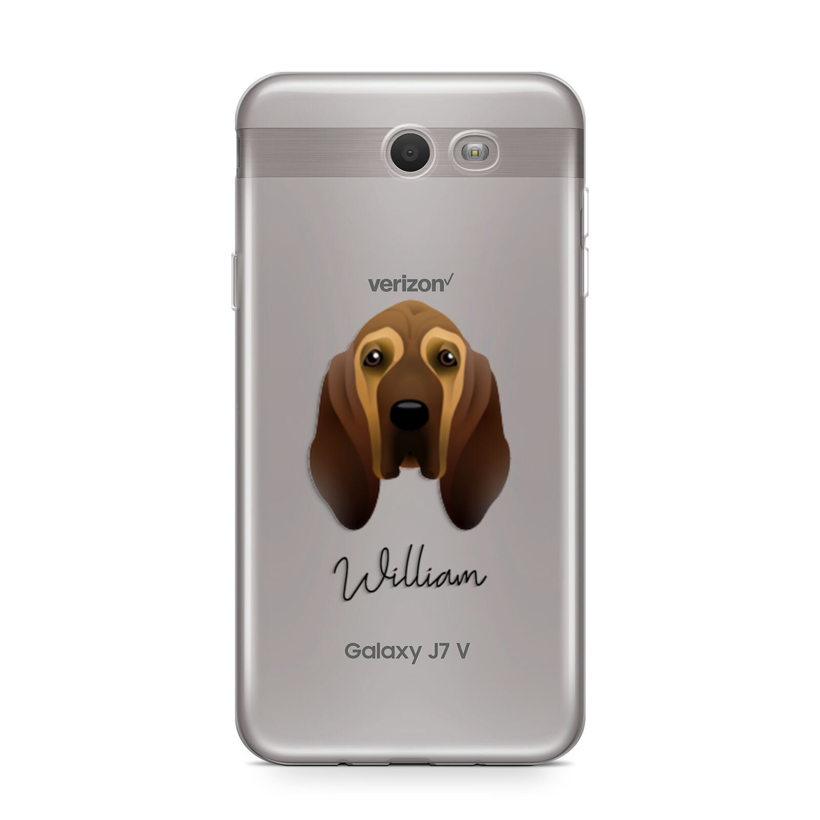Bloodhound Personalised Samsung Galaxy J7 2017 Case
