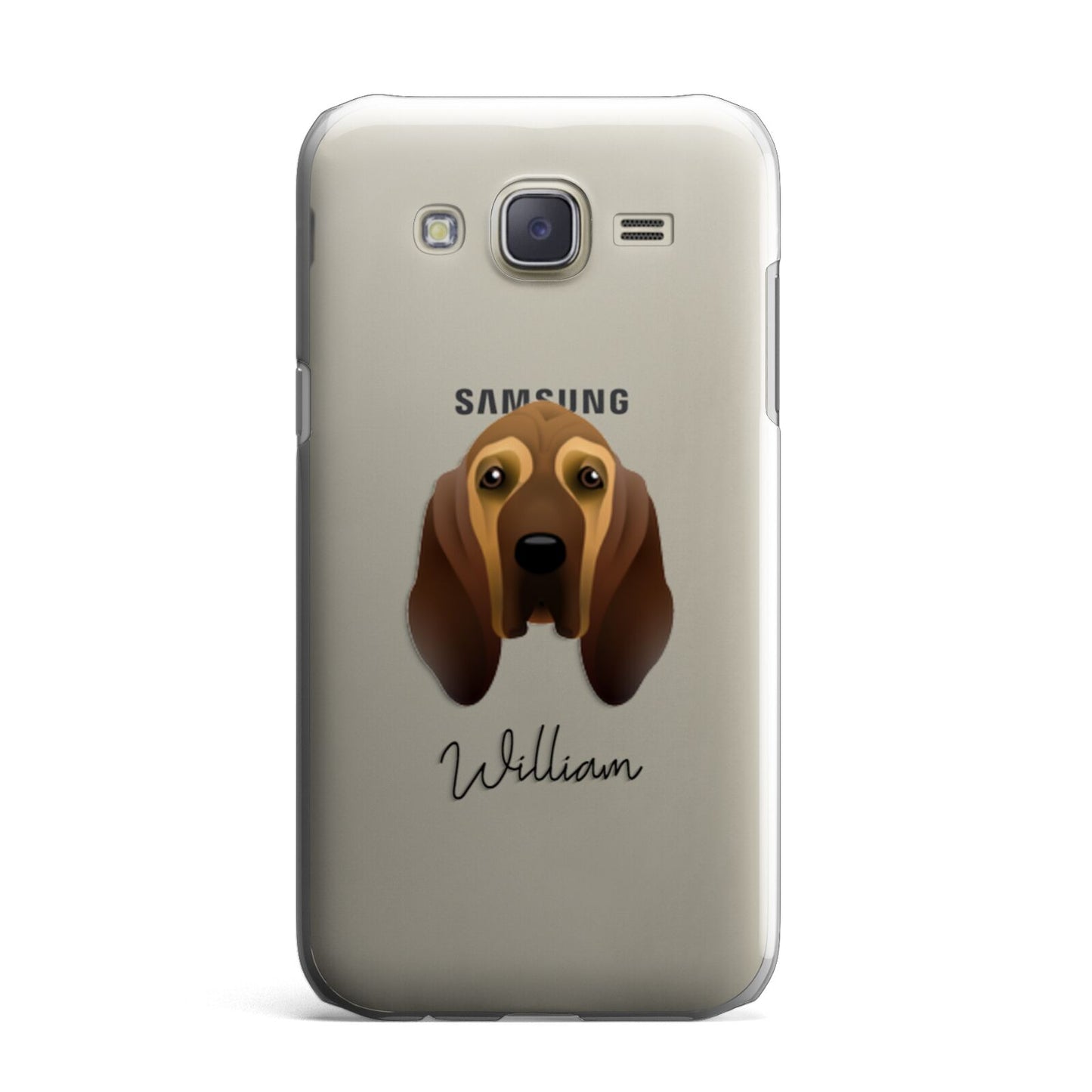 Bloodhound Personalised Samsung Galaxy J7 Case