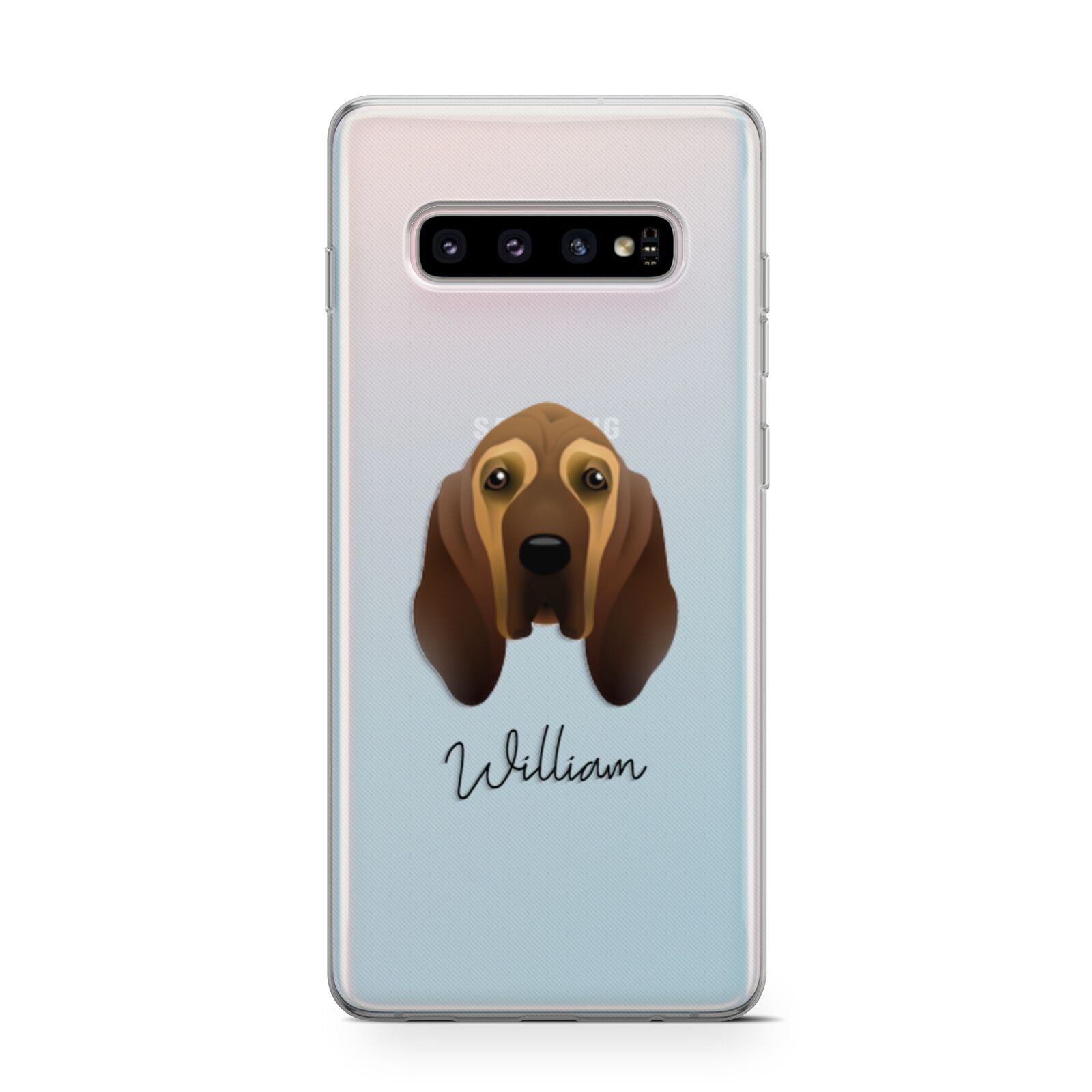 Bloodhound Personalised Samsung Galaxy S10 Case