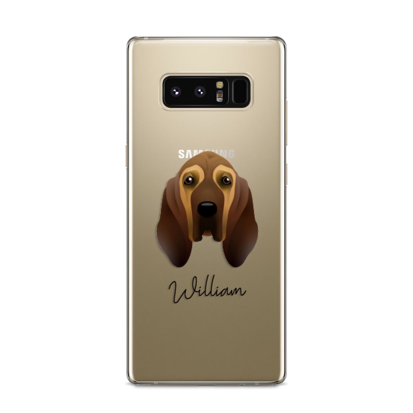 Bloodhound Personalised Samsung Galaxy S8 Case