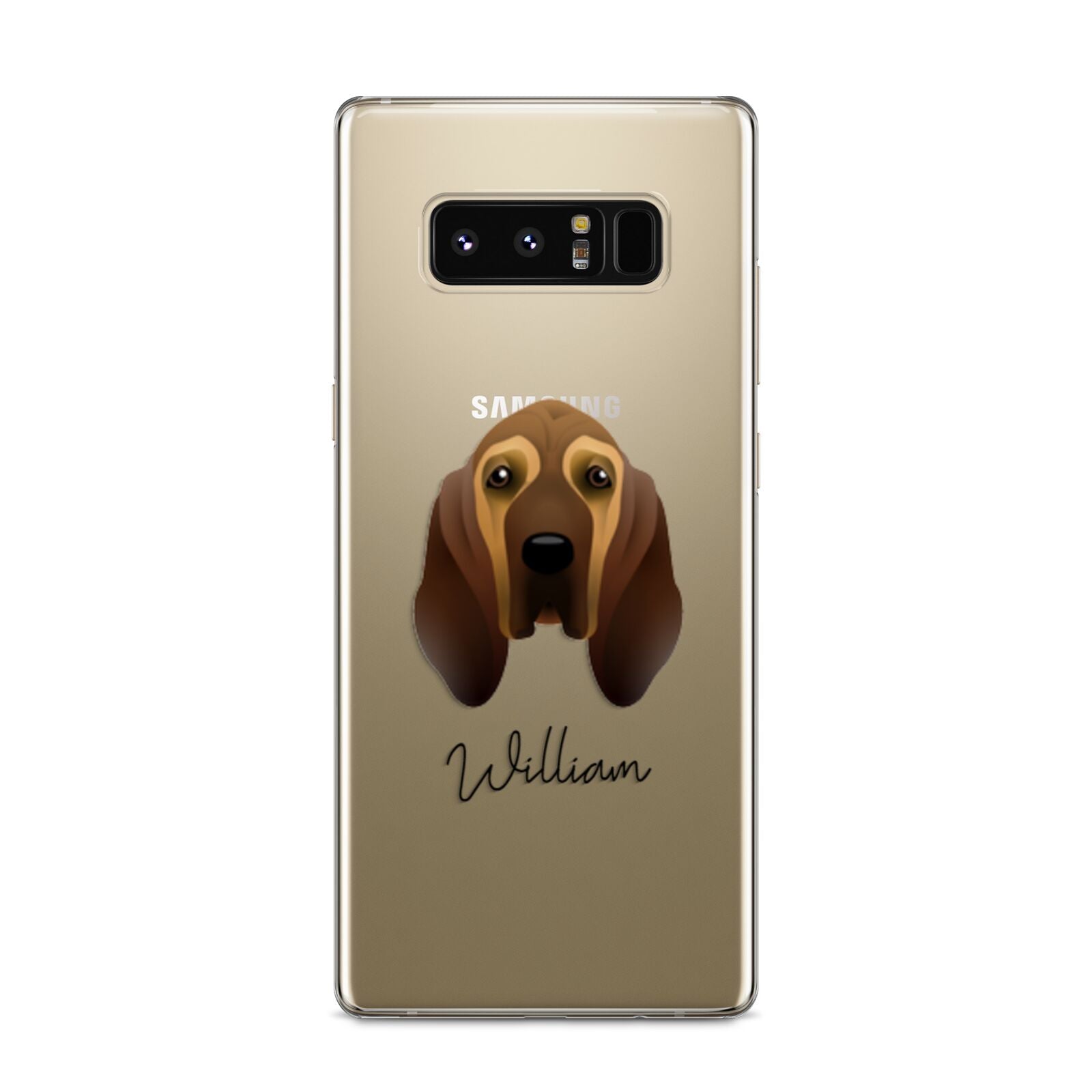 Bloodhound Personalised Samsung Galaxy S8 Case