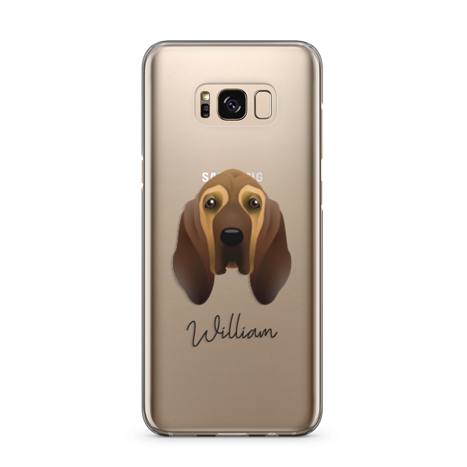 Bloodhound Personalised Samsung Galaxy S8 Plus Case