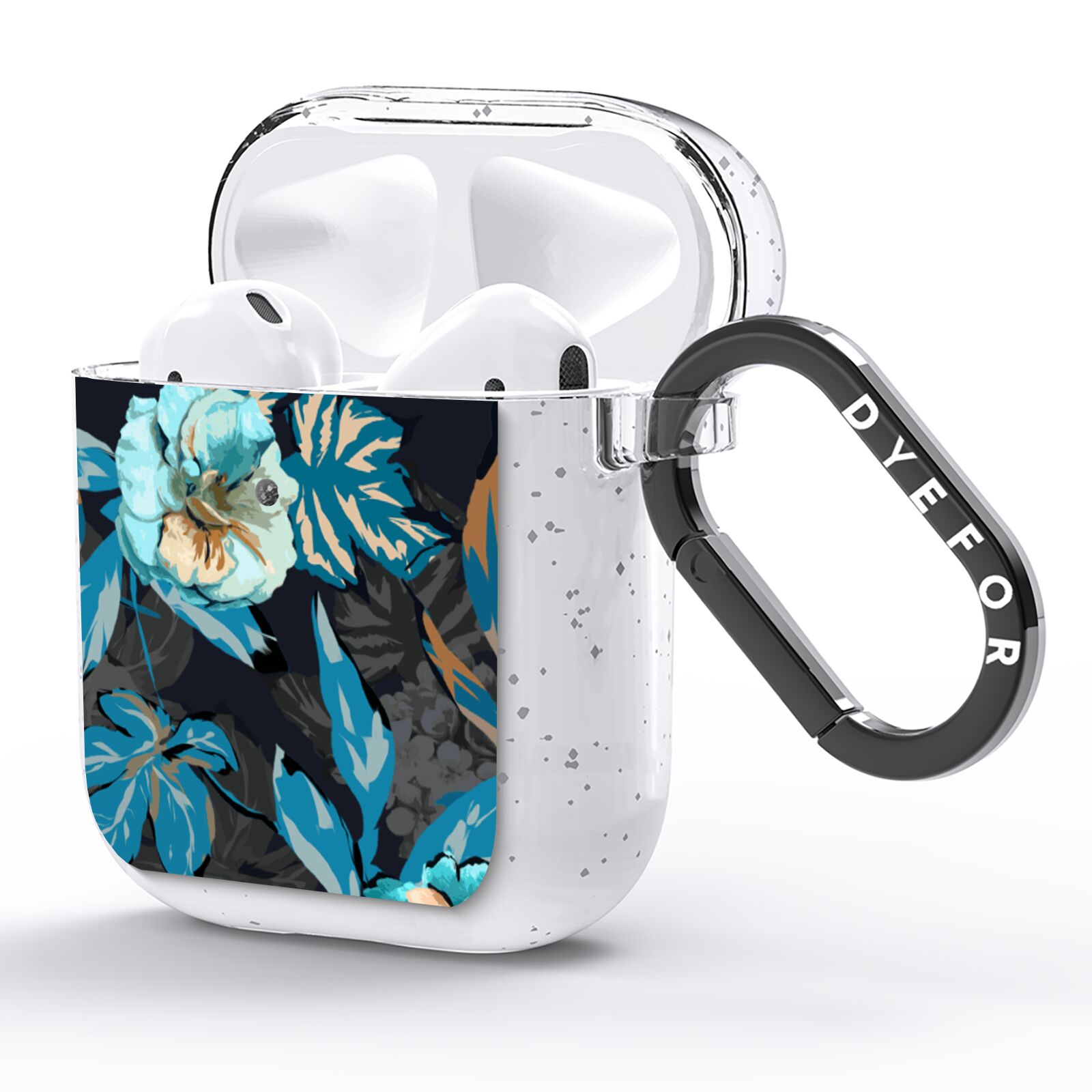 Blossom Flowers AirPods Glitter Case Side Image