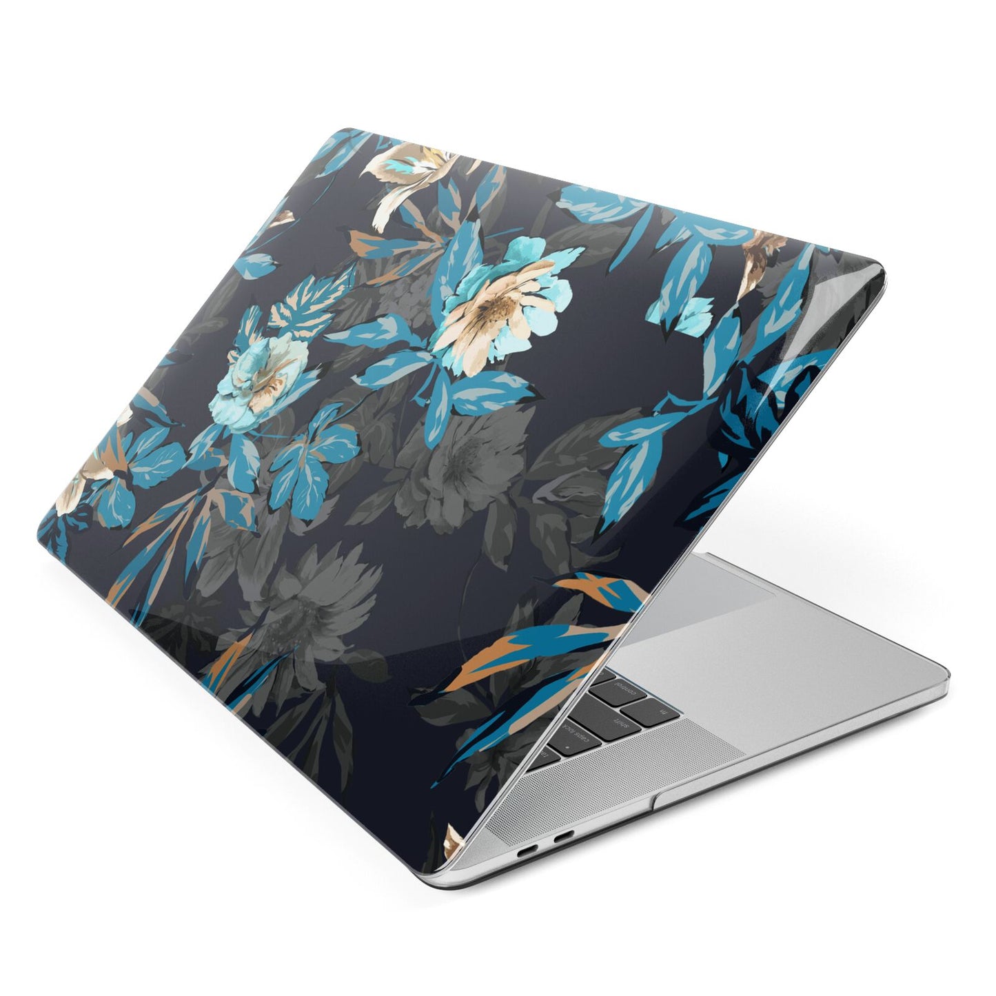 Blossom Flowers Apple MacBook Case Side View