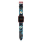 Blossom Flowers Apple Watch Strap with Red Hardware