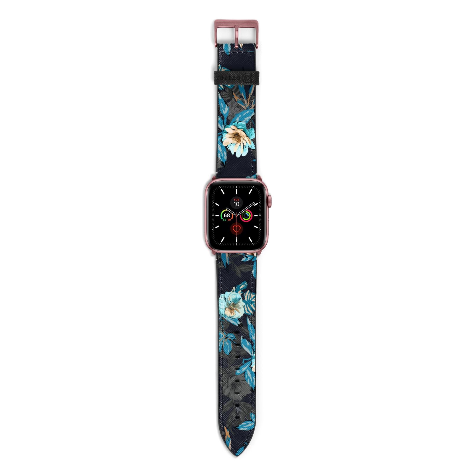 Blossom Flowers Apple Watch Strap with Rose Gold Hardware