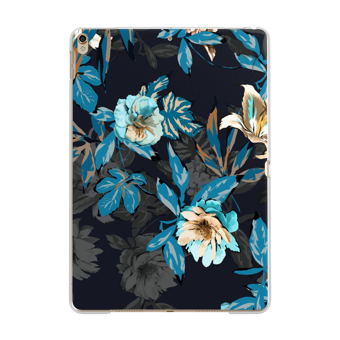 Blossom Flowers Apple iPad Gold Case