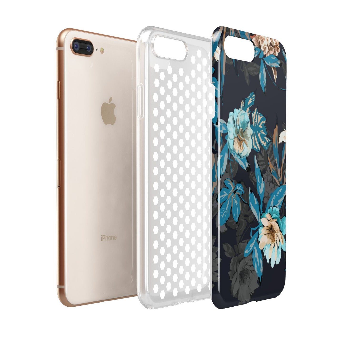 Blossom Flowers Apple iPhone 7 8 Plus 3D Tough Case Expanded View