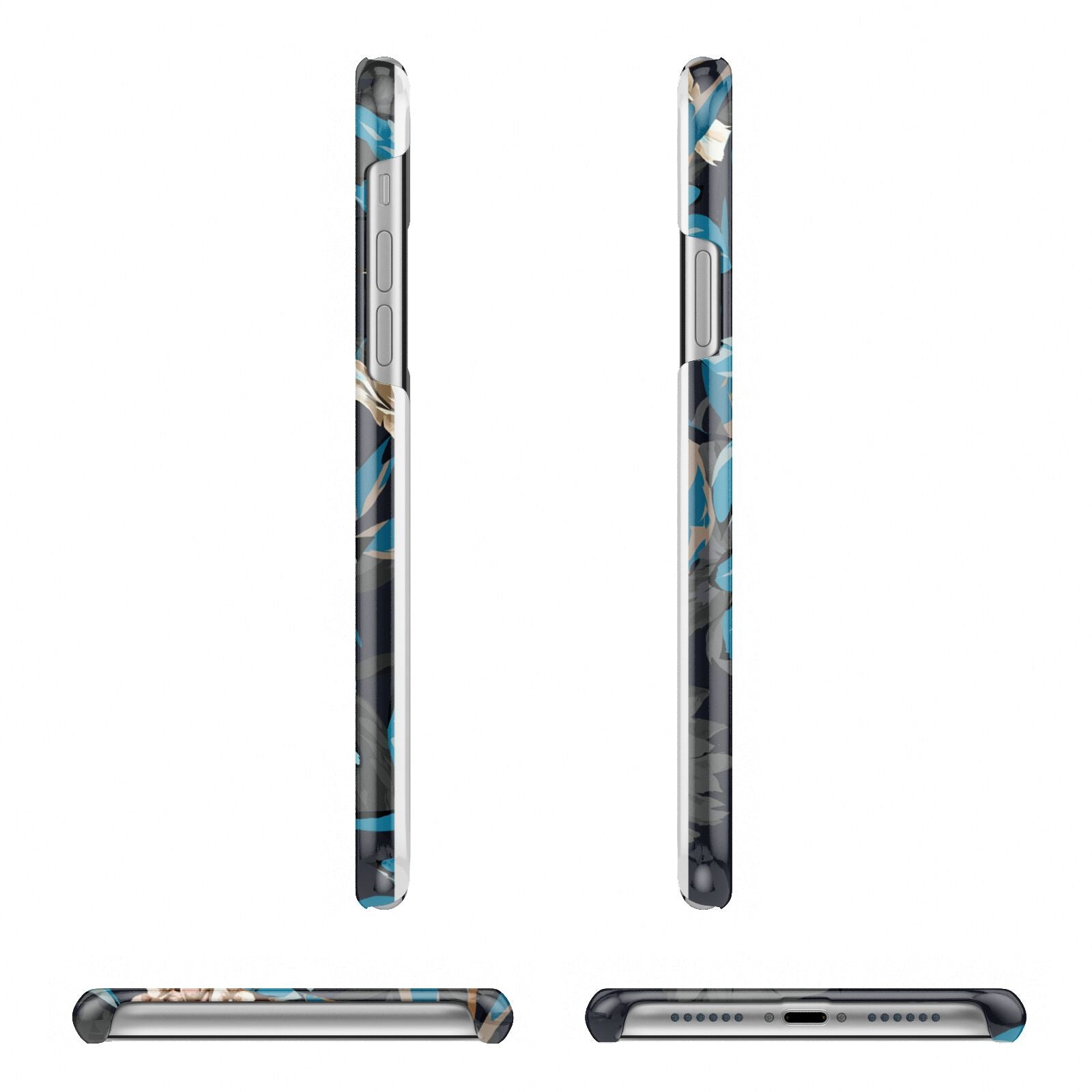 Blossom Flowers iPhone 11 Pro 3D Snap Case Angle Images