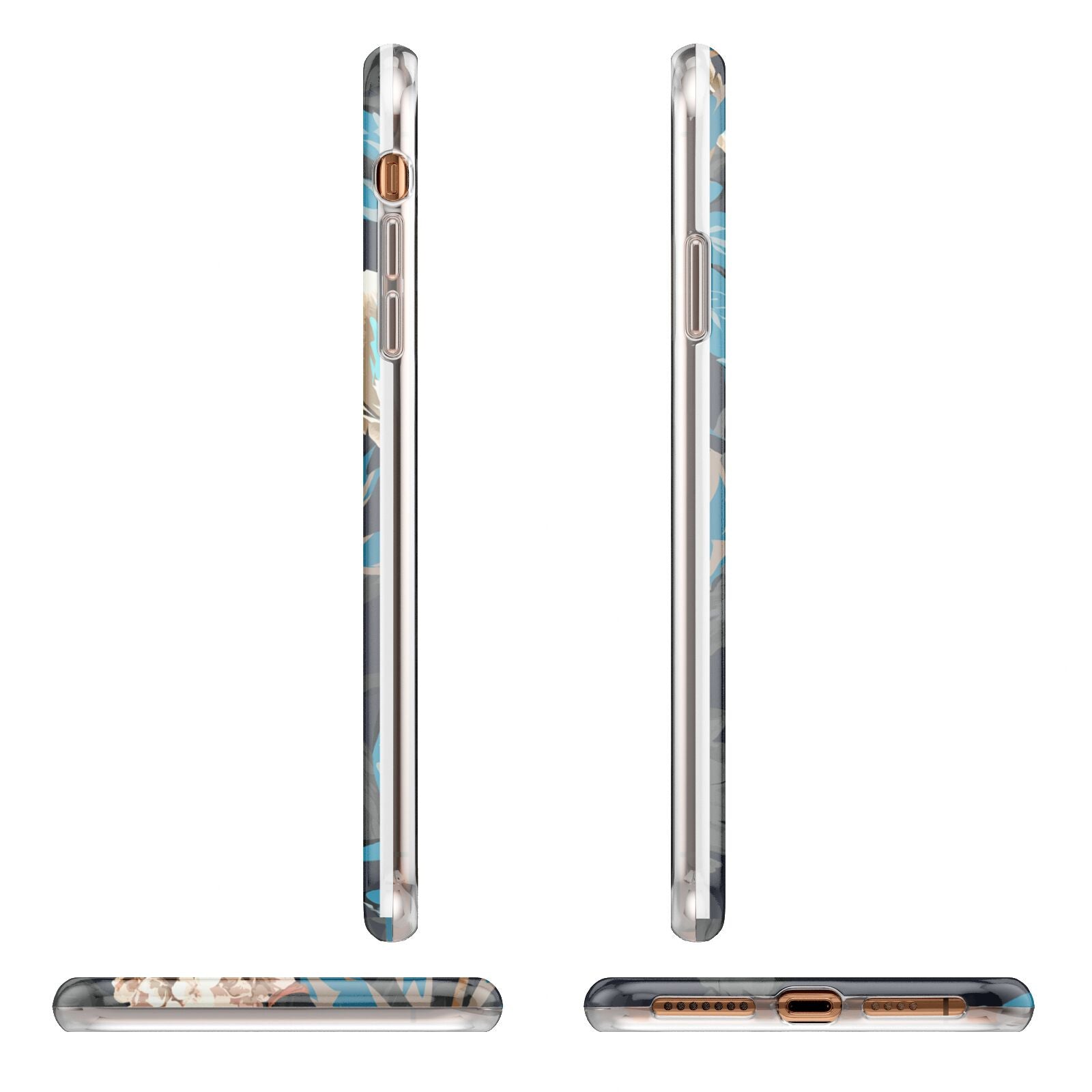 Blossom Flowers iPhone 11 Pro Max 3D Tough Case Angle Images