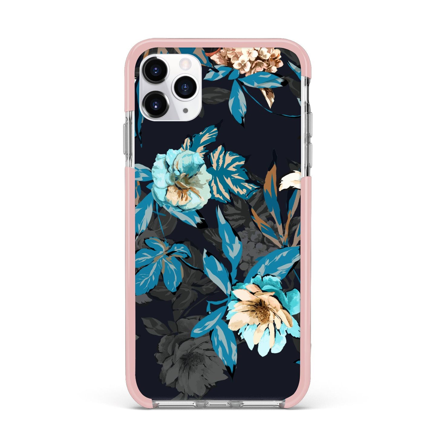 Blossom Flowers iPhone 11 Pro Max Impact Pink Edge Case