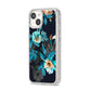 Blossom Flowers iPhone 14 Glitter Tough Case Starlight Angled Image