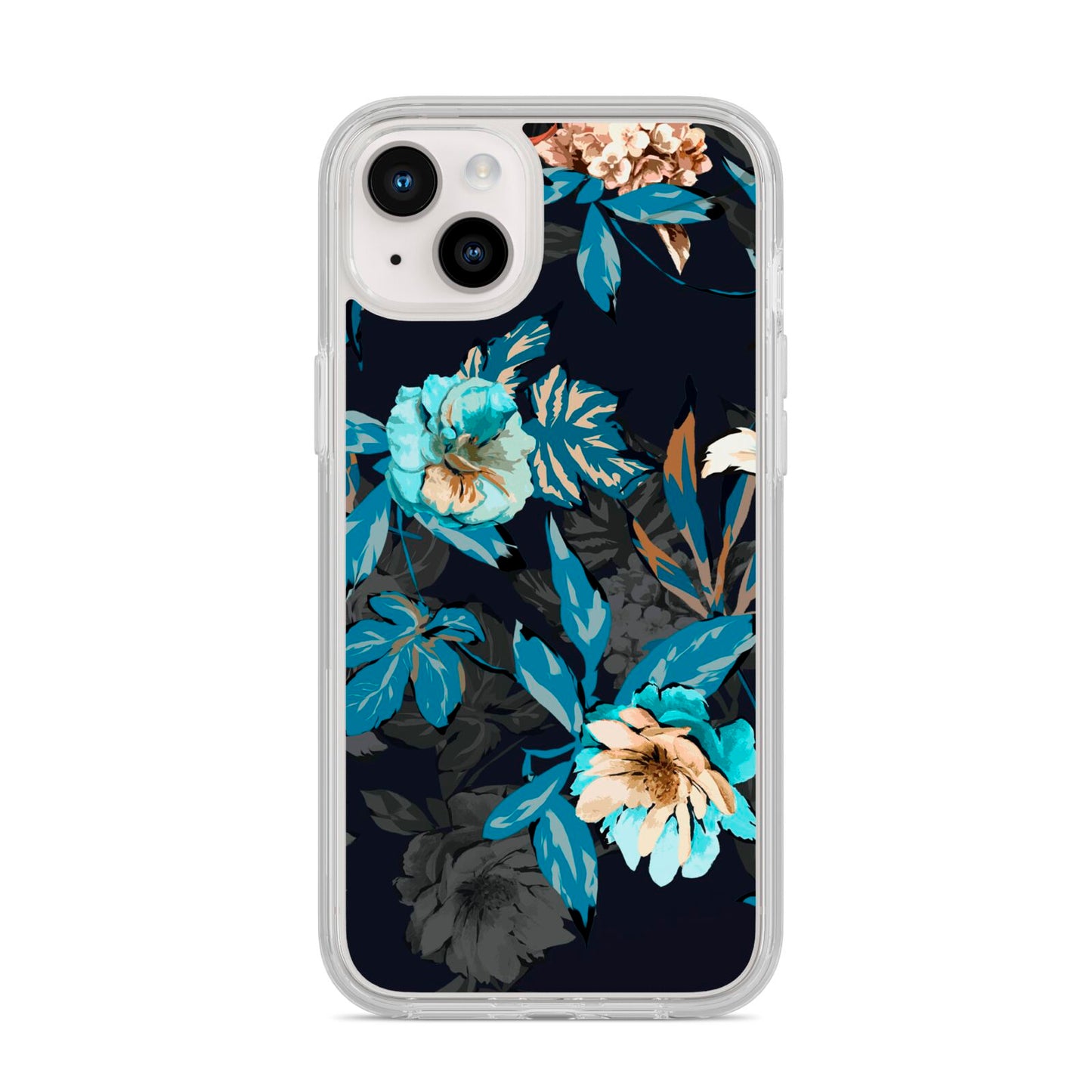 Blossom Flowers iPhone 14 Plus Clear Tough Case Starlight