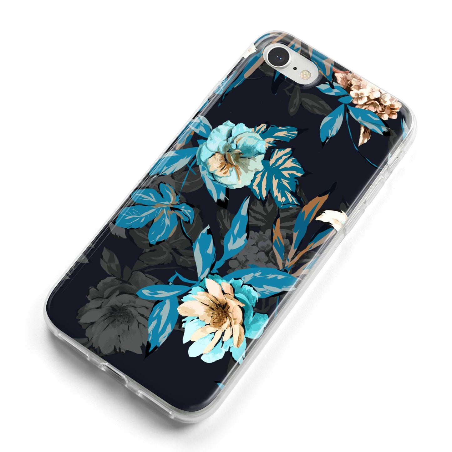 Blossom Flowers iPhone 8 Bumper Case on Silver iPhone Alternative Image