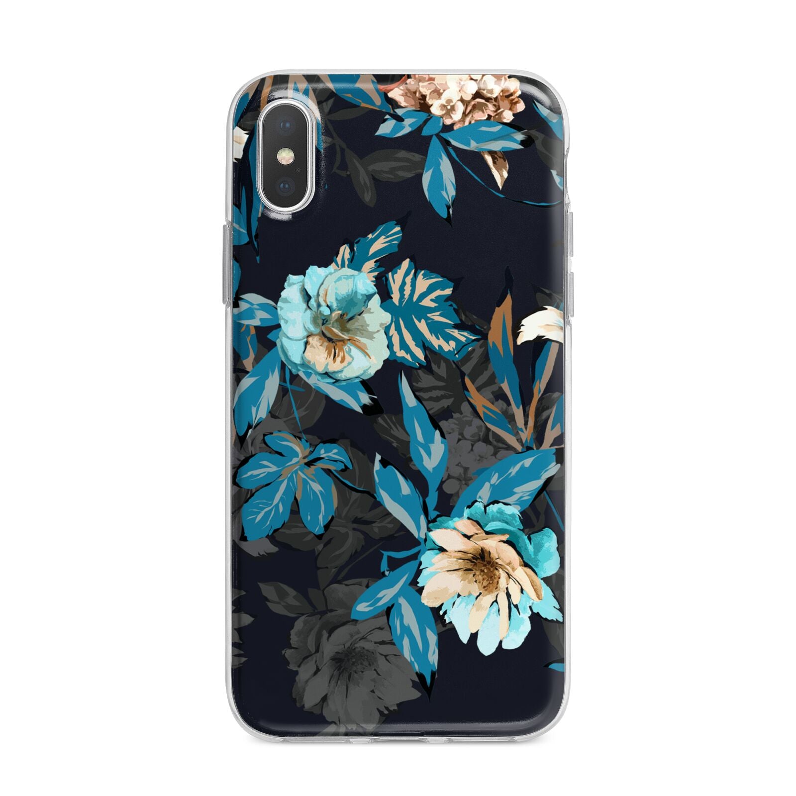 Blossom Flowers iPhone X Bumper Case on Silver iPhone Alternative Image 1