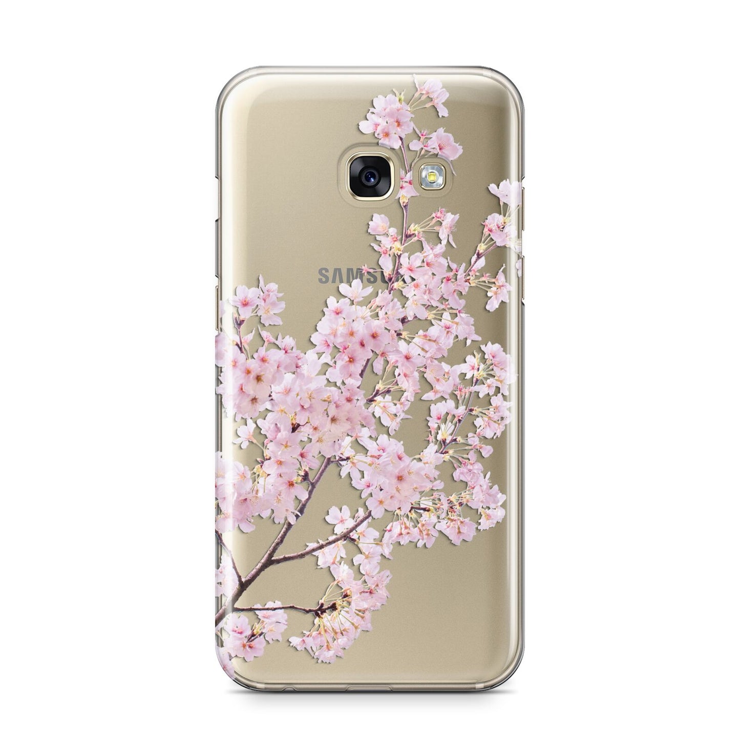 Blossom Tree Samsung Galaxy A3 2017 Case on gold phone