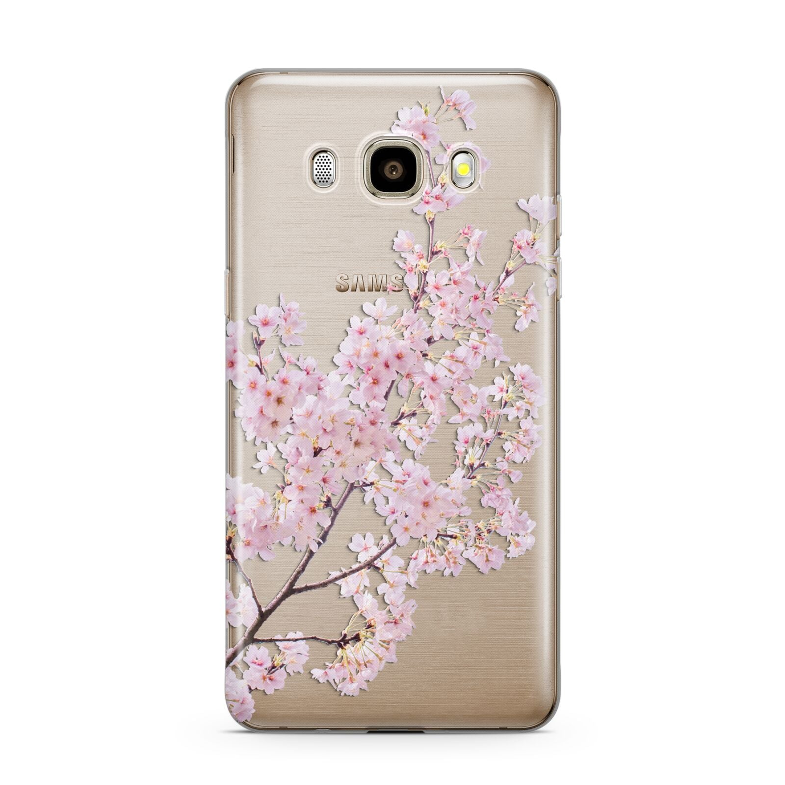 Blossom Tree Samsung Galaxy J7 2016 Case on gold phone