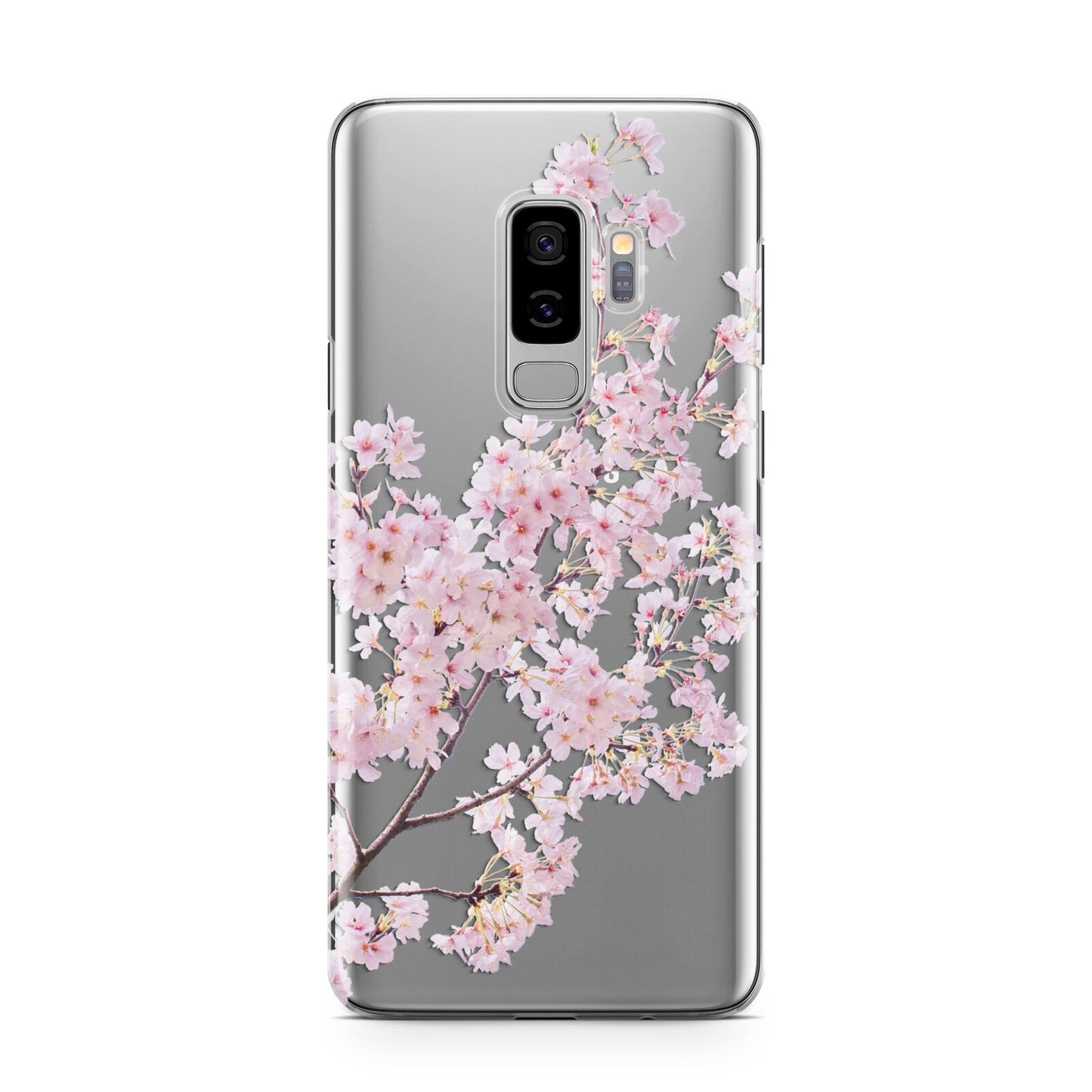 Blossom Tree Samsung Galaxy S9 Plus Case on Silver phone