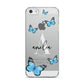 Blue Butterflies with Initial and Name Apple iPhone 5 Case