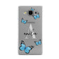 Blue Butterflies with Initial and Name Samsung Galaxy A5 Case