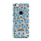 Blue Butterflies with Name Apple iPhone 5c Case