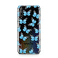 Blue Butterflies with Name Huawei Enjoy 10s Phone Case
