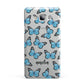 Blue Butterflies with Name Samsung Galaxy A7 2015 Case
