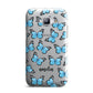 Blue Butterflies with Name Samsung Galaxy J1 2015 Case