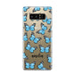 Blue Butterflies with Name Samsung Galaxy S8 Case