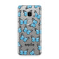 Blue Butterflies with Name Samsung Galaxy S9 Case