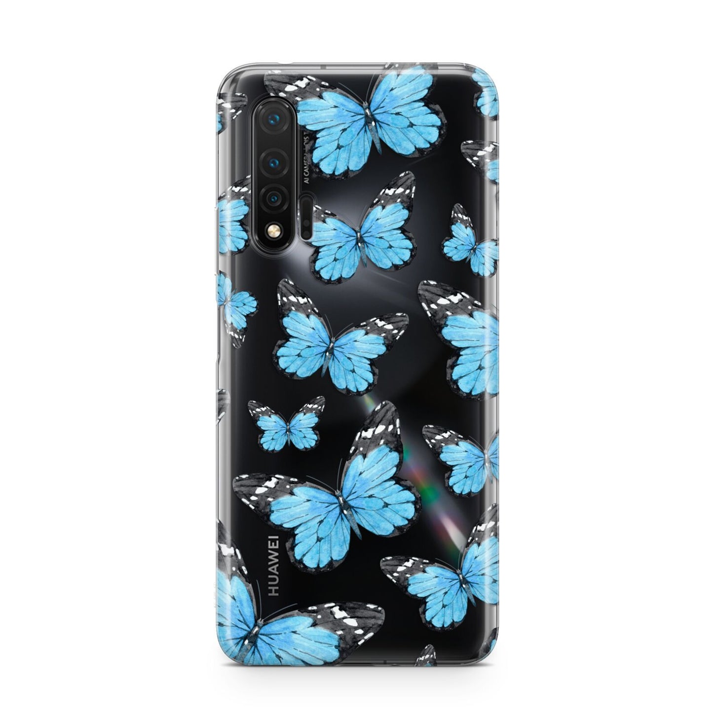 Blue Butterfly Huawei Nova 6 Phone Case