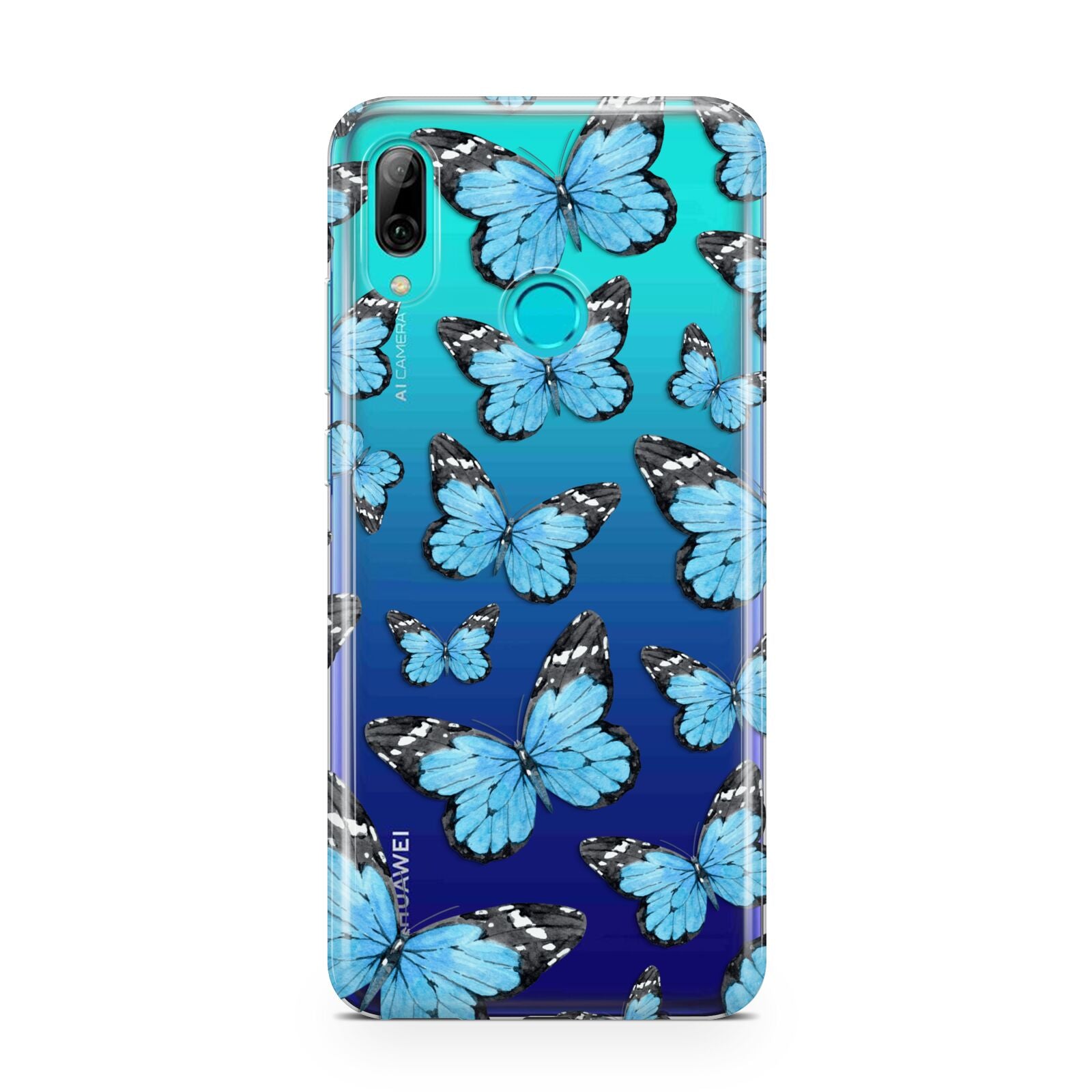 Blue Butterfly Huawei P Smart 2019 Case