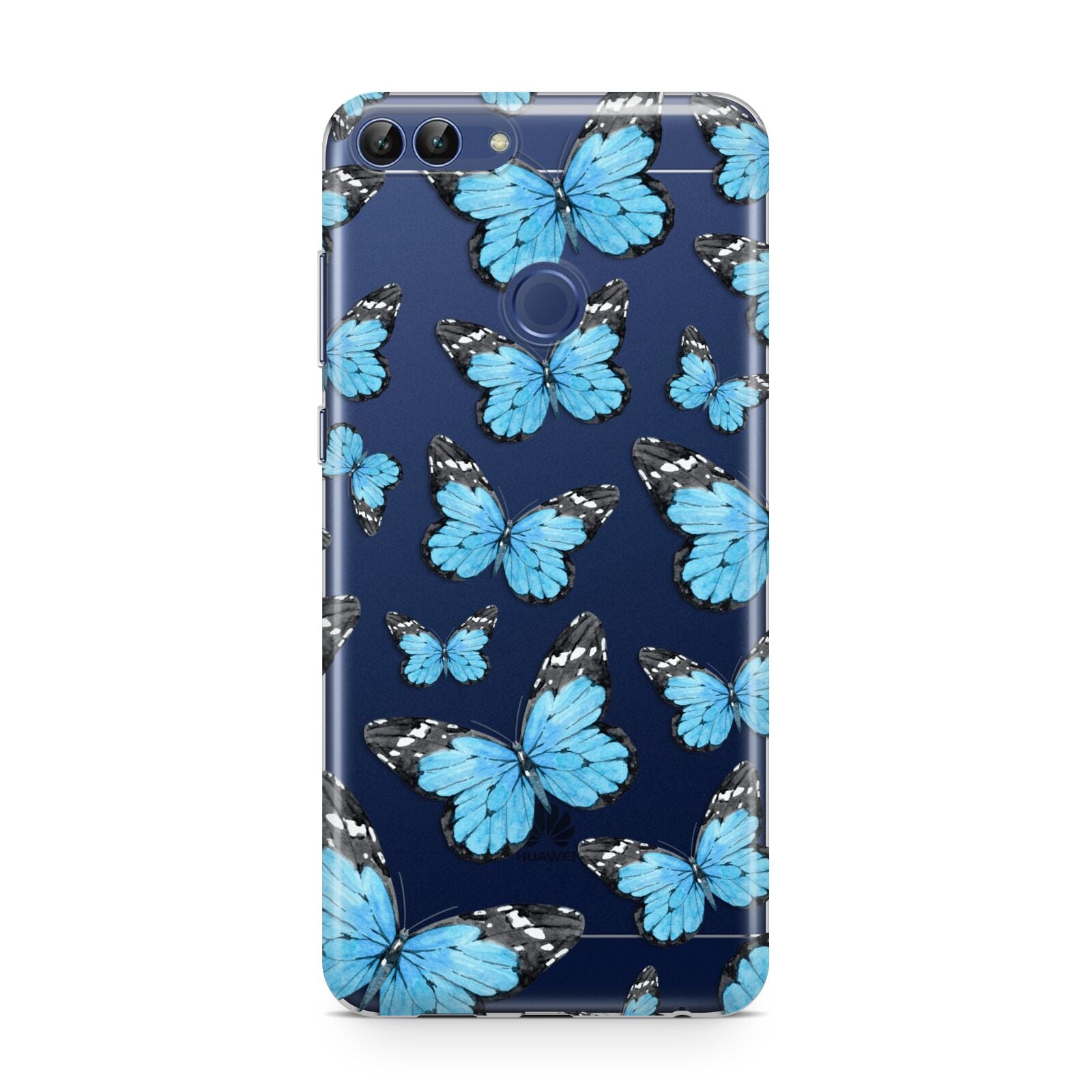Blue Butterfly Huawei P Smart Case