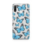 Blue Butterfly Huawei P30 Lite Phone Case