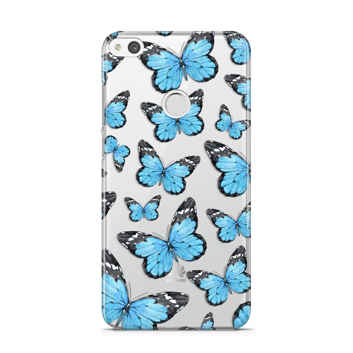 Blue Butterfly Huawei P8 Lite Case